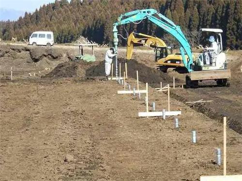 安康地桩施工现场